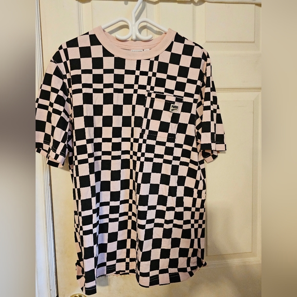 Salmon puma checkered shirt - Picture 1 of 2